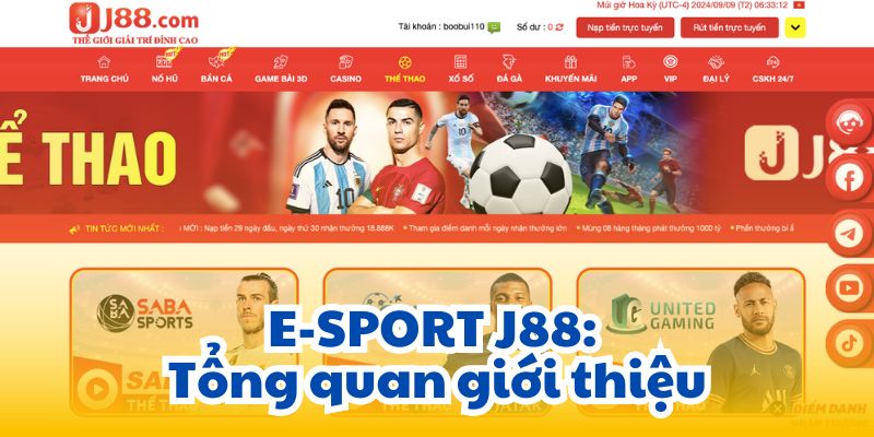 E-SPORT J88: Tổng quan giới thiệu.