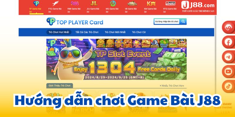 Hướng dẫn chơi Game Bài J88.